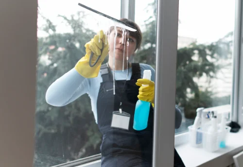Nettoyage de vitres intérieures et extérieures à Prémont